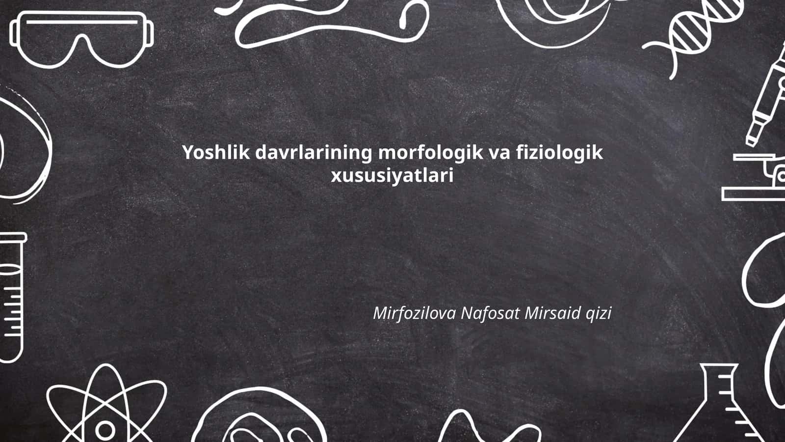 O'smirlik davrida gormonal o'zgarishlar 1