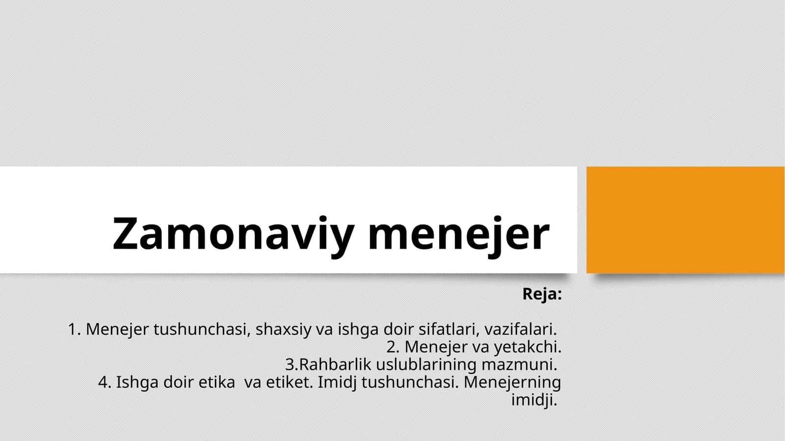 Zamonaviy menejer 1