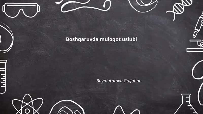 Boshqaruvda muloqot uslubi 1