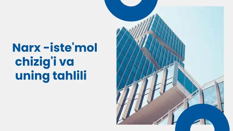 Narx-iste'mol chizig'i va uning tahlili 1
