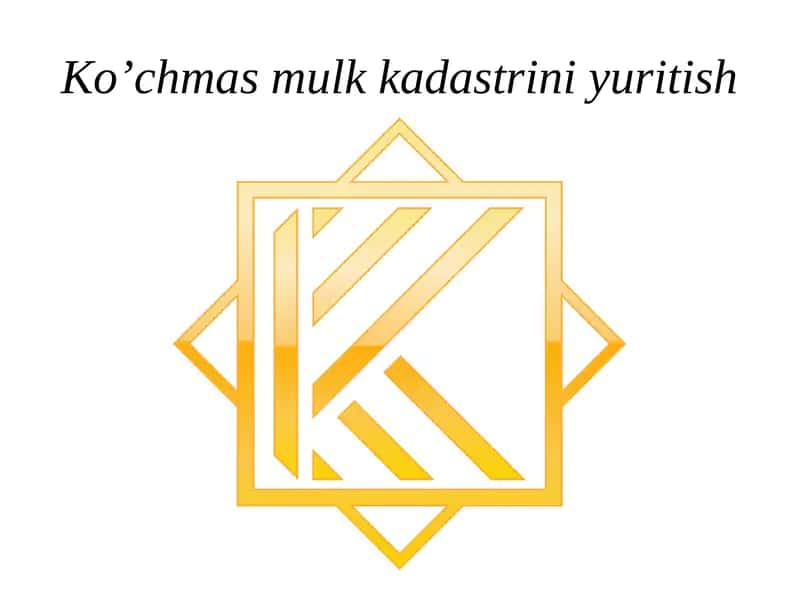 Ko'chmas mulk kadastrini yuritish 1