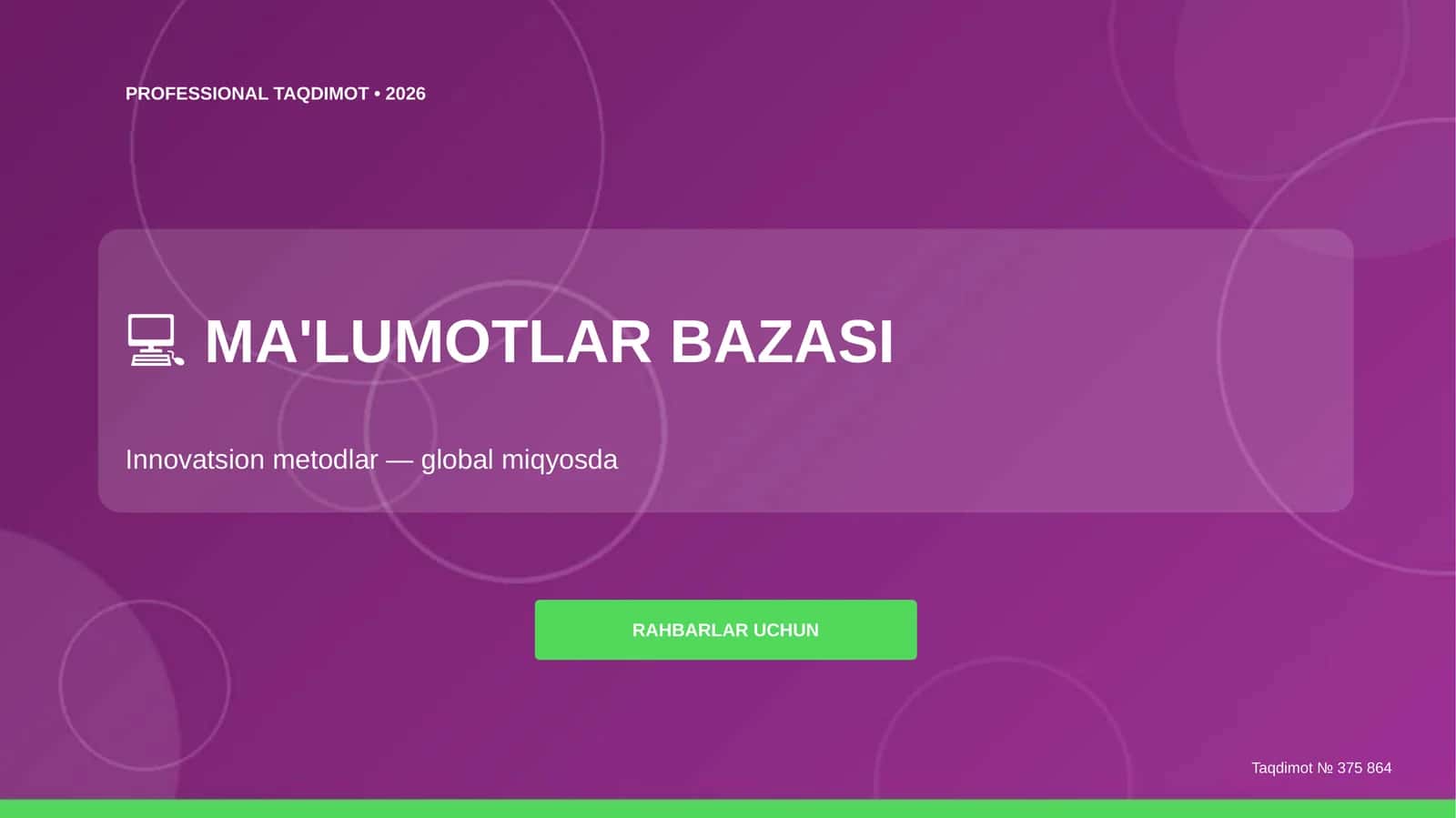 Professional Taqdimot 2026 1