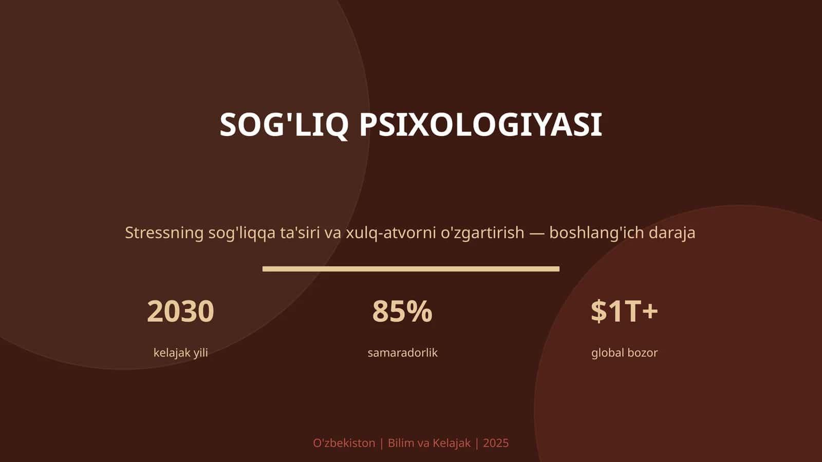 Sog'liq psixologiyasi 1