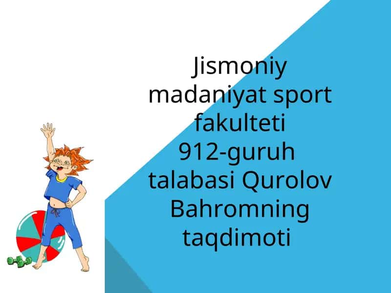 Jismoniy tarbiya mashg'ulotlari tashkil etish 1