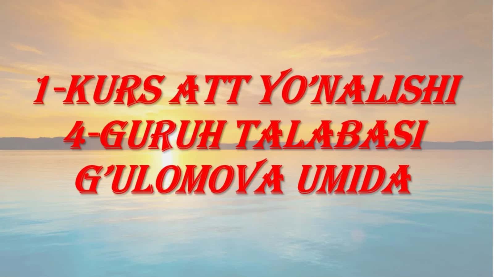 MILLIY DAVLAT BOSHQARUV TIZIMI 1