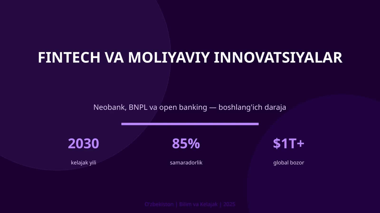 FINTECH VA MOLIYAVIY INNOVATSIYALAR 1