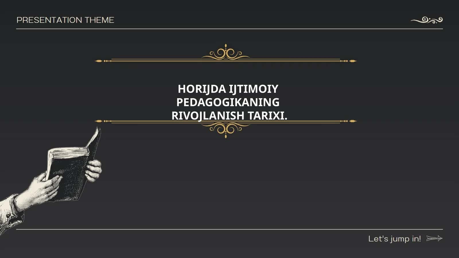 Horijda Ijtimoiy Pedagogikaning Rivojlanish Tarixi 1