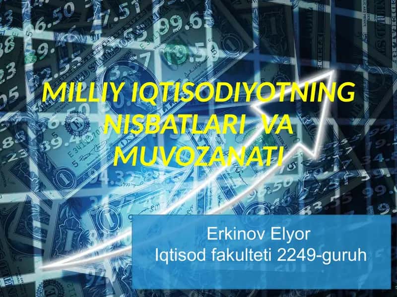 Iqtisodiy muvozanat 1