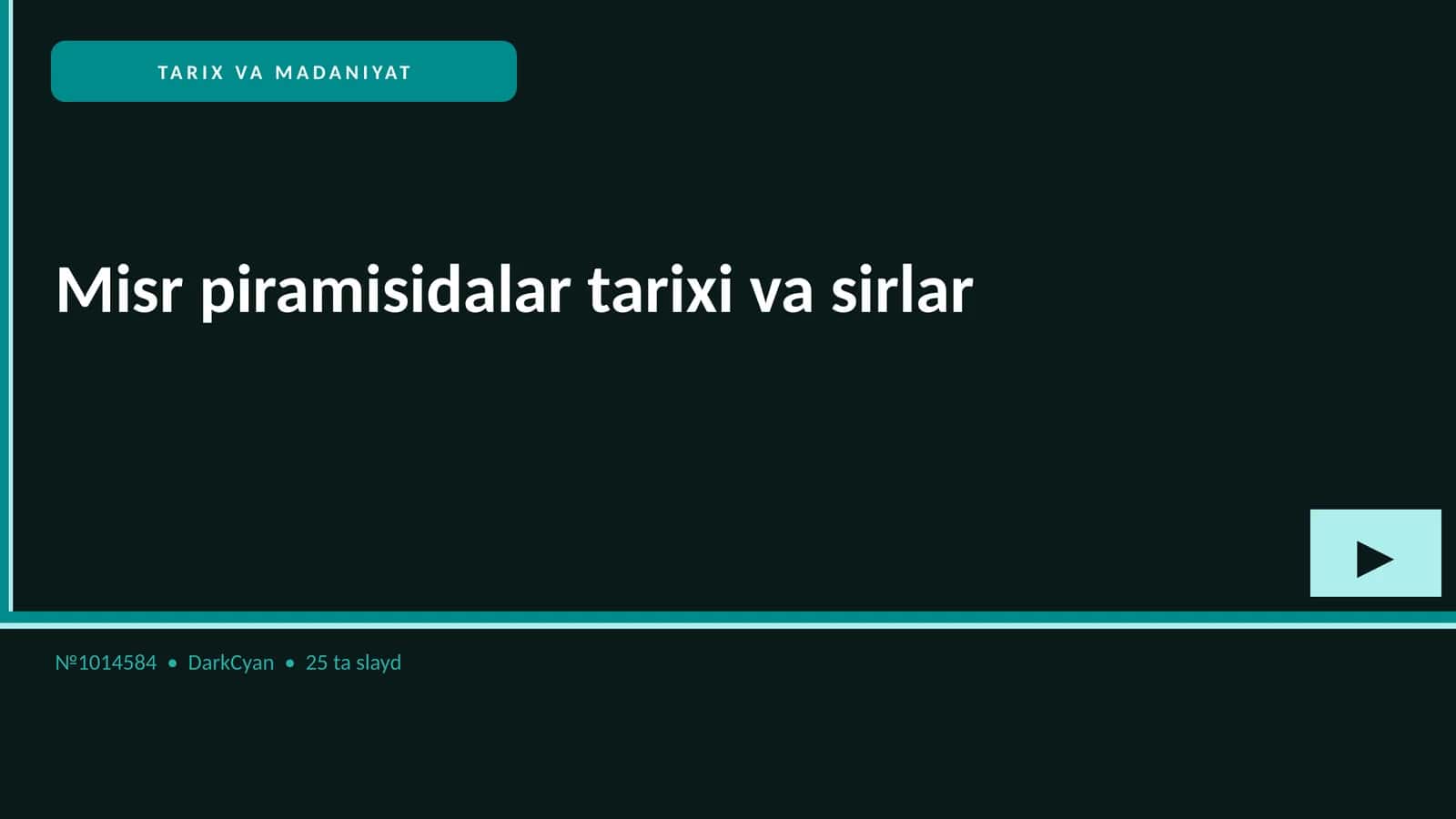 Misr piramisidalar tarixi va sirlar 1