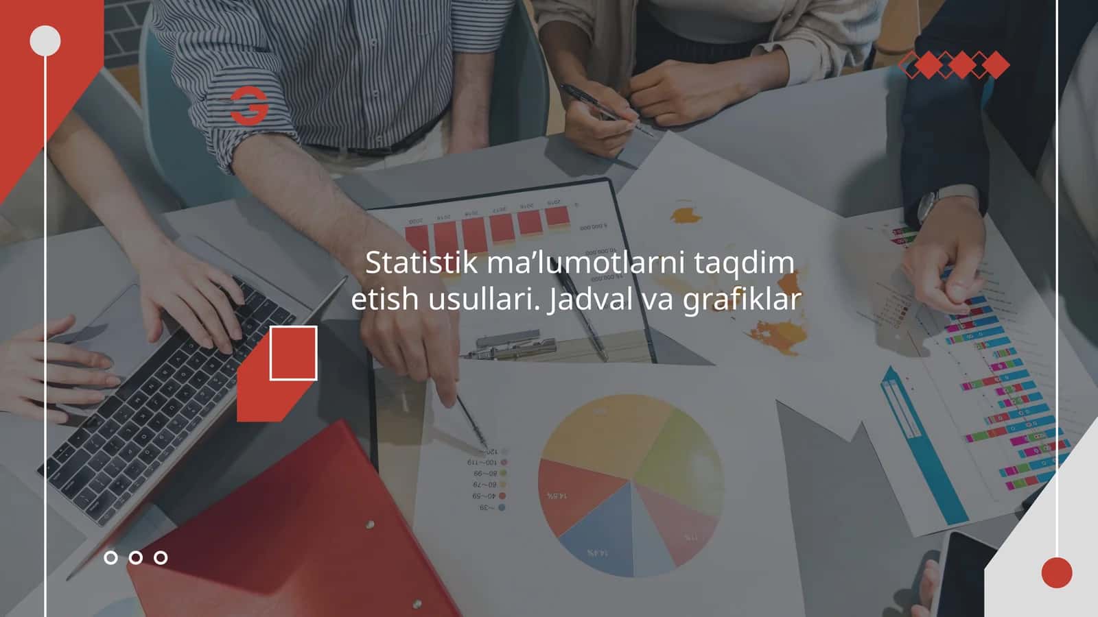 Statistik maʼlumotlarni taqdim etish usullari. Jadval va grafiklar 1