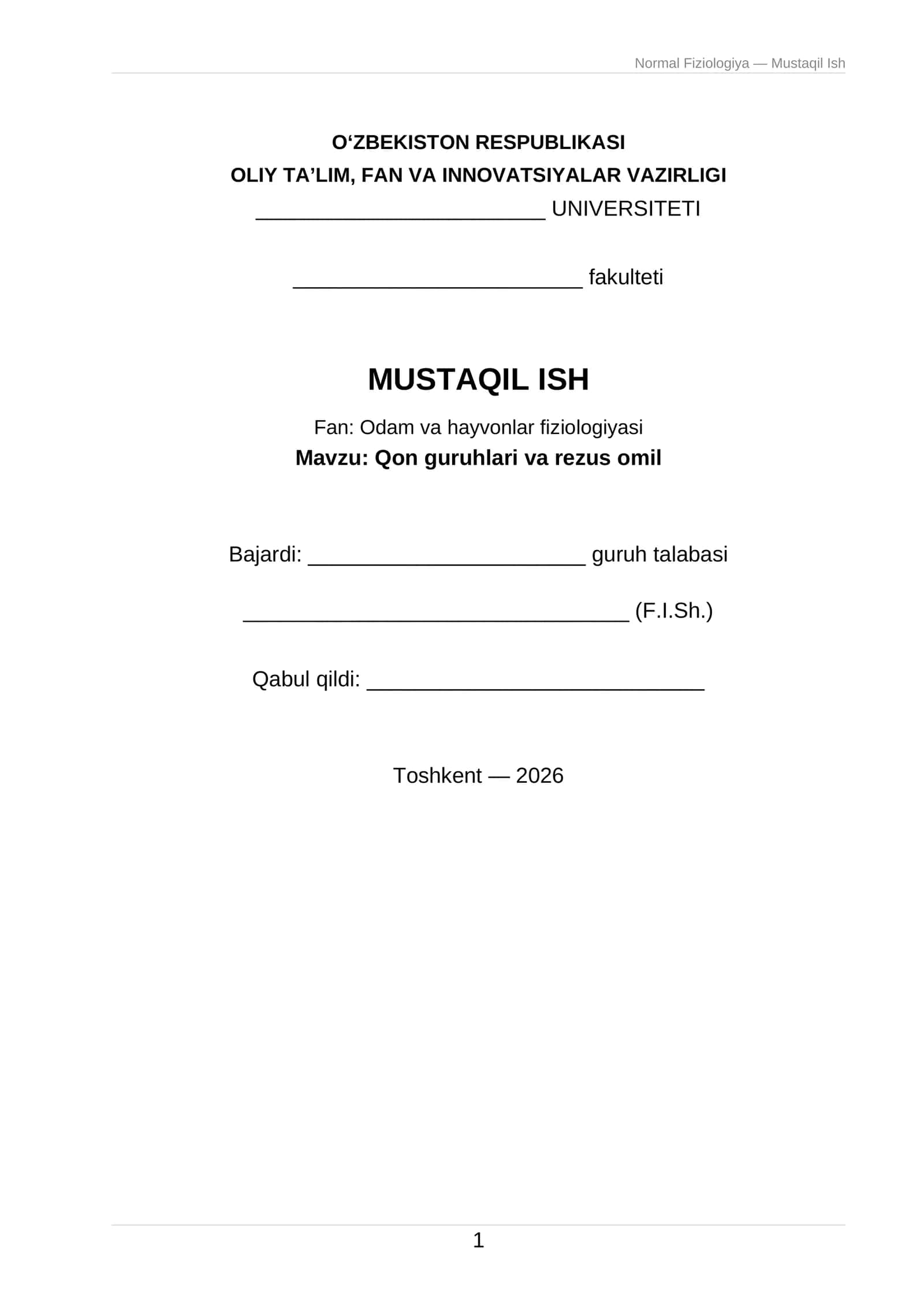 Qon guruhlari va rezus omil 1