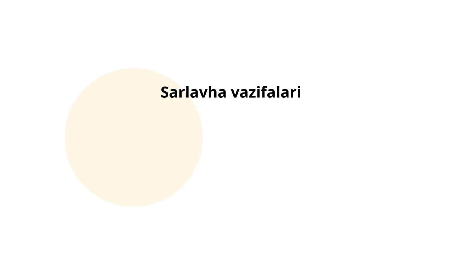 Sarlavha vazifalari 1