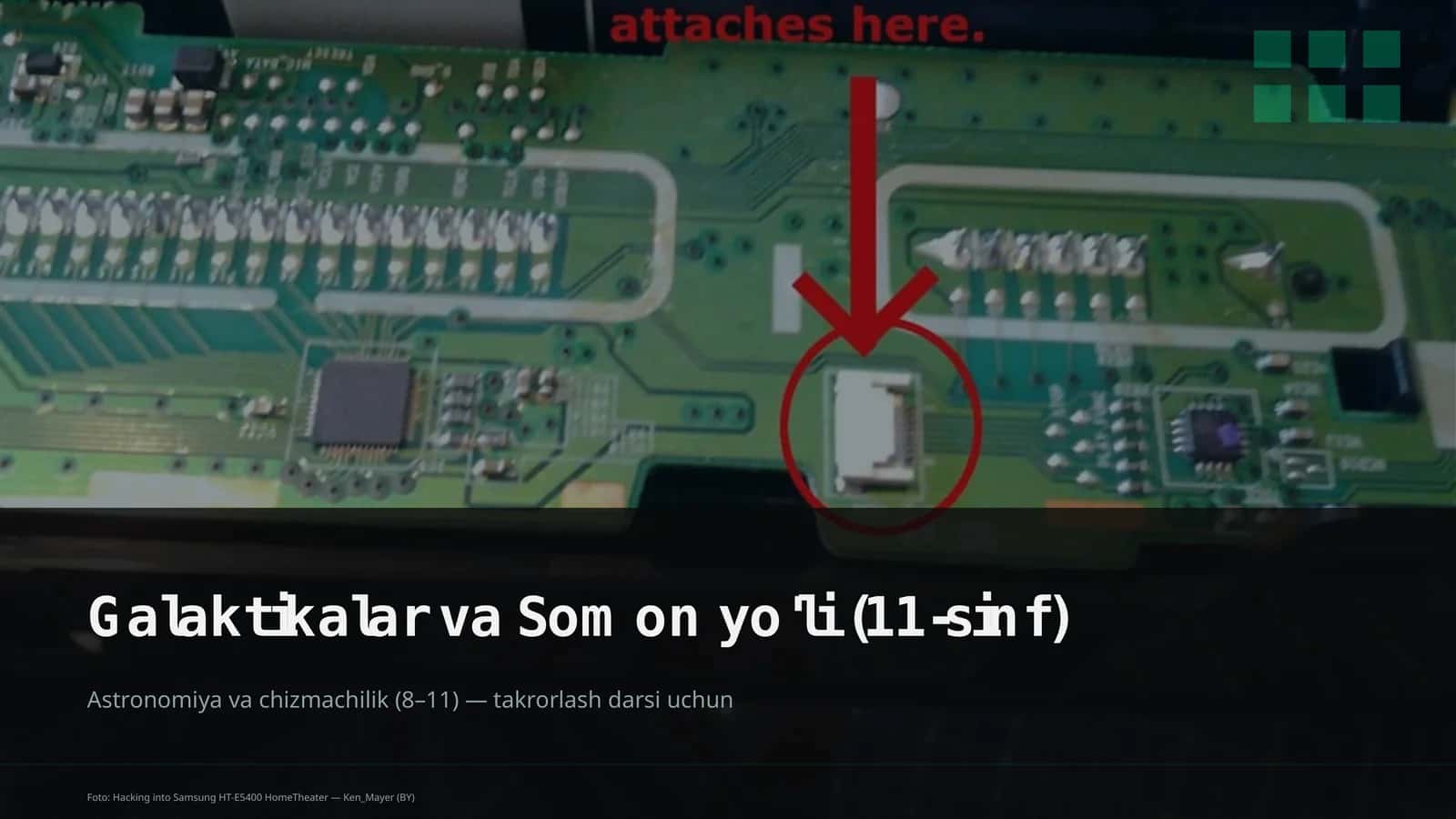 Galaktikalar va Somon yo'li (11-sinf) 1