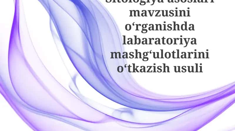 Sitologiya asoslari 1