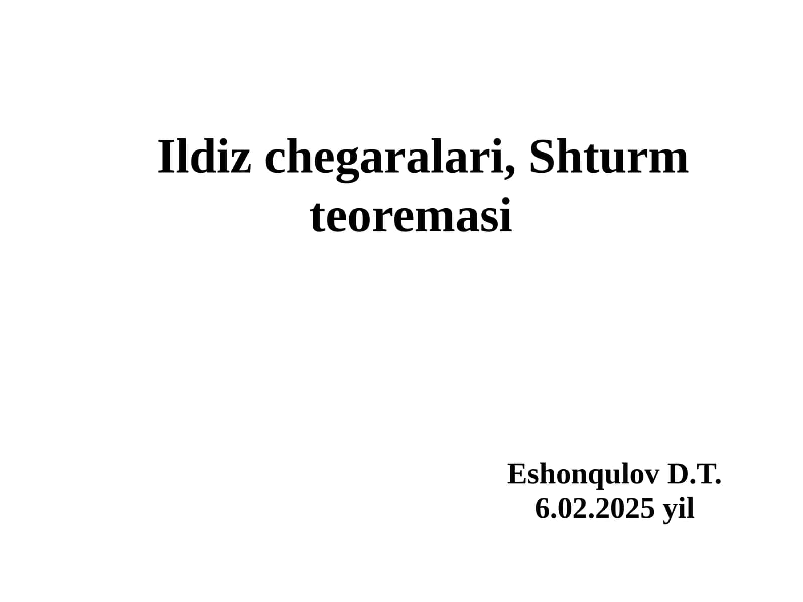 Shturmteoremasi 1