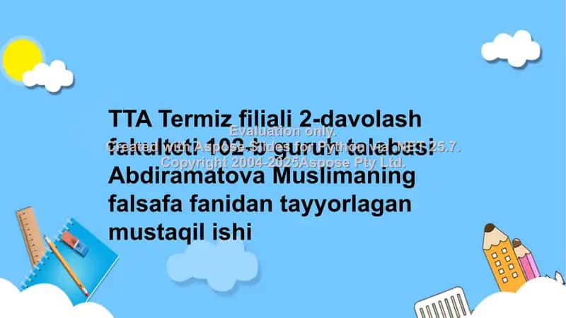 Estetik tarbiyaning turlari va yoʻnalishlari 1