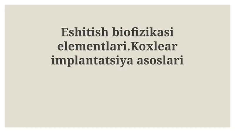 Eshitish biofizikasielementlari 1