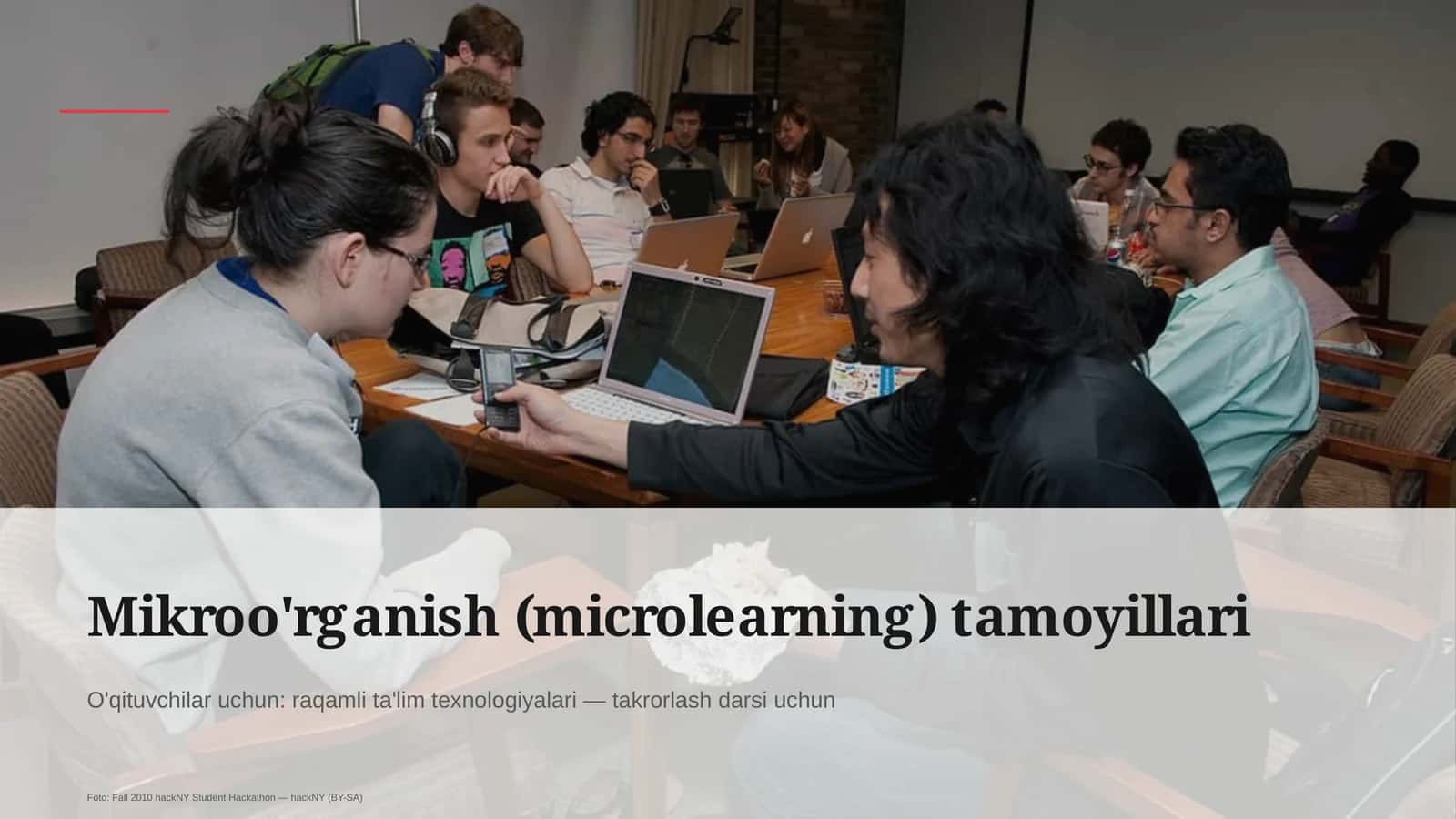 Mikroo'rganish (microlearning) tamoyillari 1