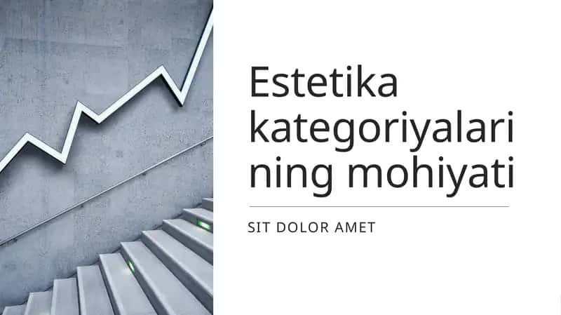 Estetika kategoriyalarining mohiyati 1