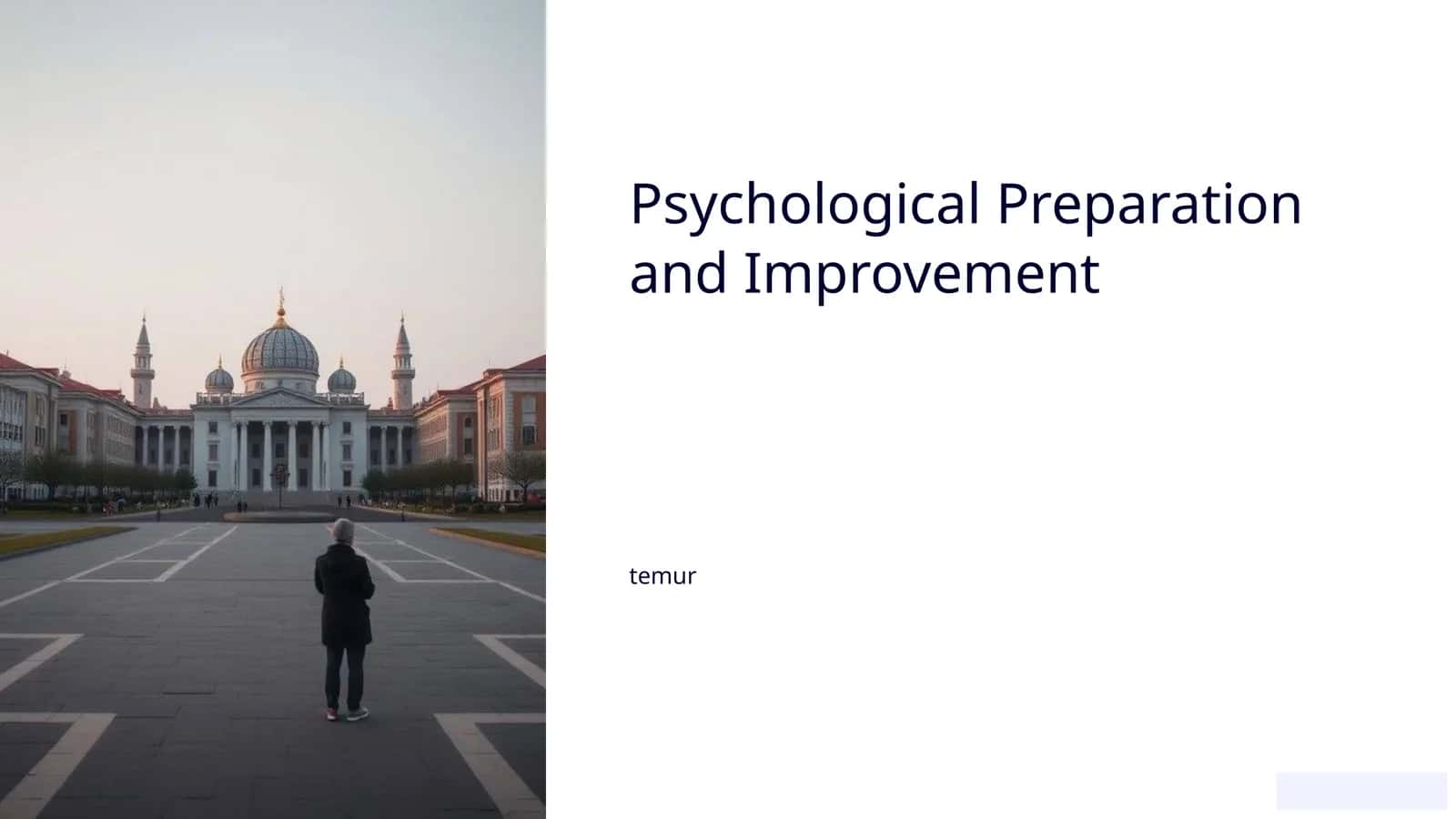Psychological Preparation and Improvement 1