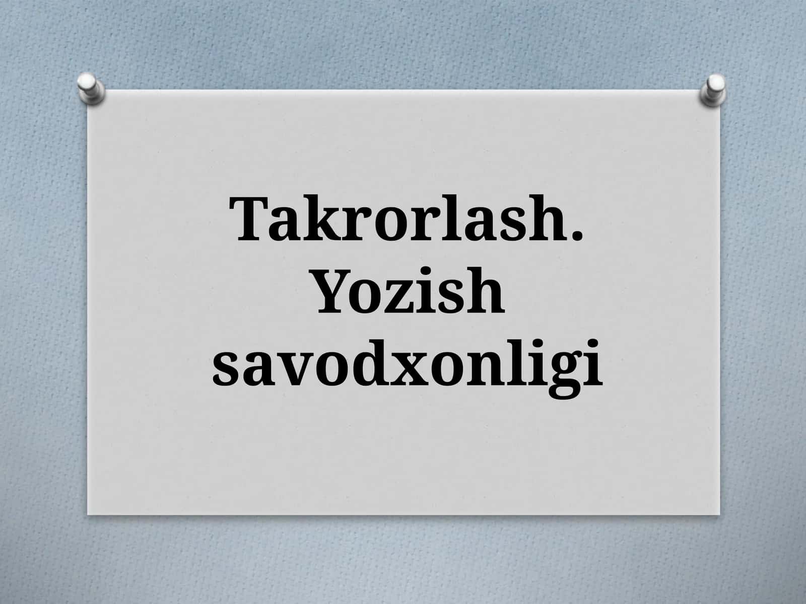 ZAMONAVIYLIK VA AN’ANALARGA SODIQLIK 1