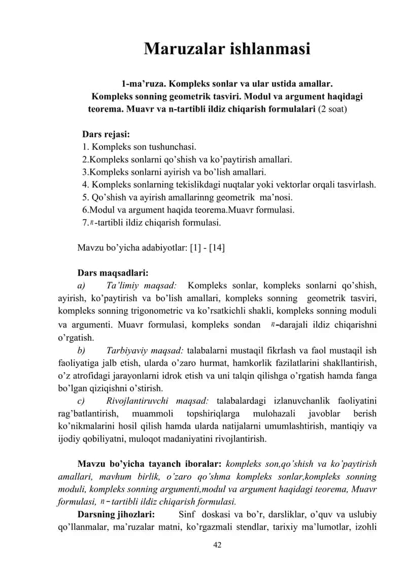 Maruzalar ishlanmasi 1