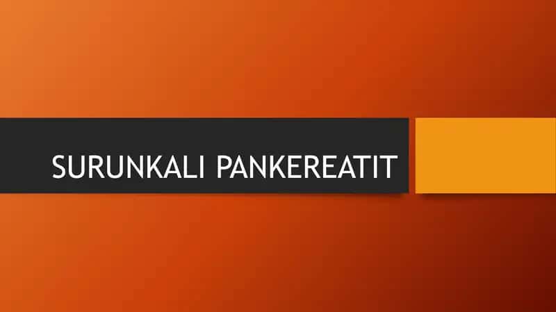 Surunkali pankereatit kasalligi 1
