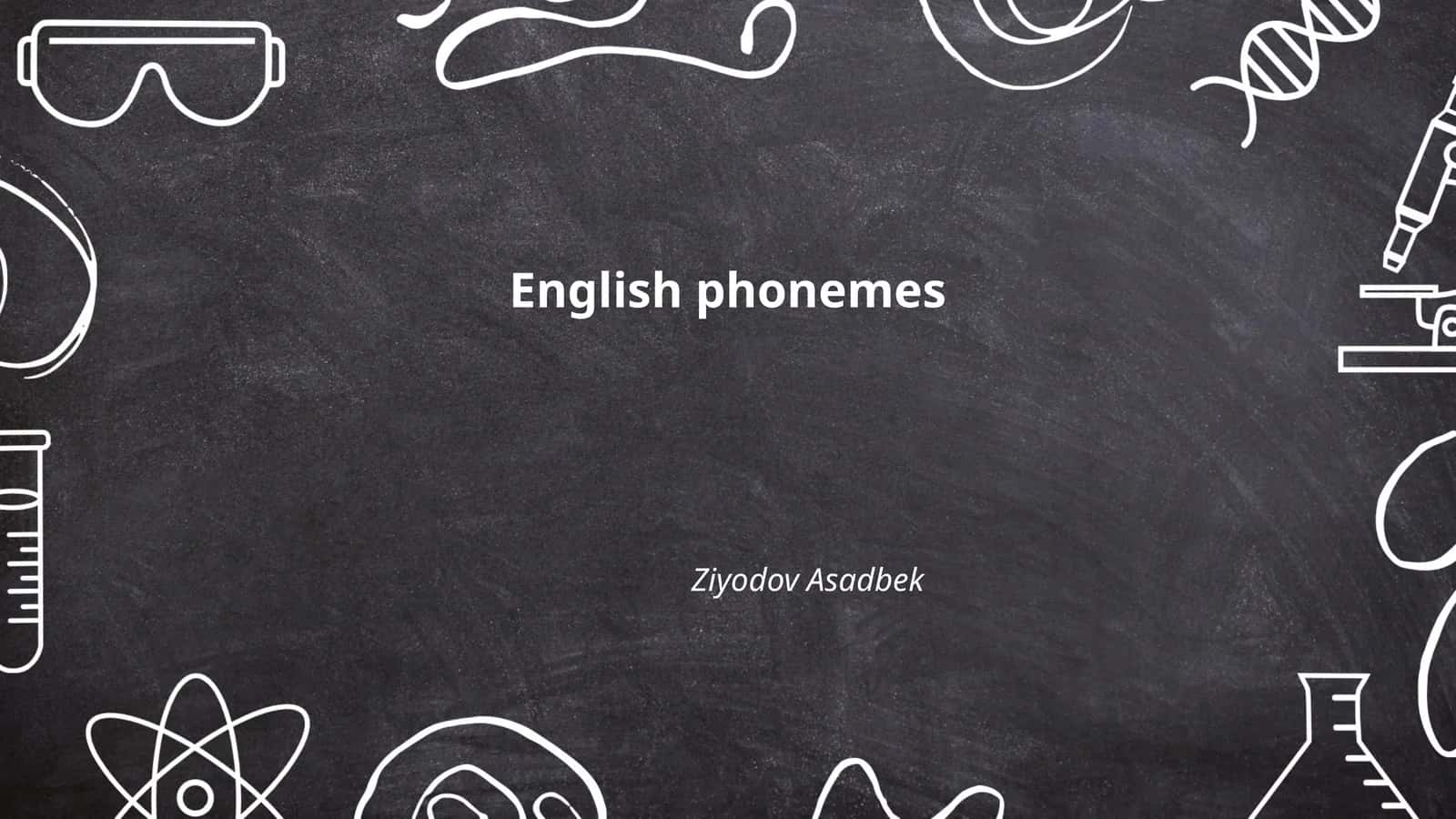 English phonemes 1