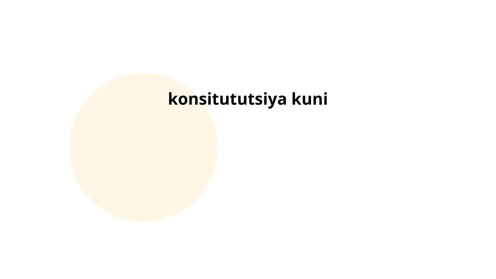 O'zbekiston Konstitutsiyasi Tarixi 1
