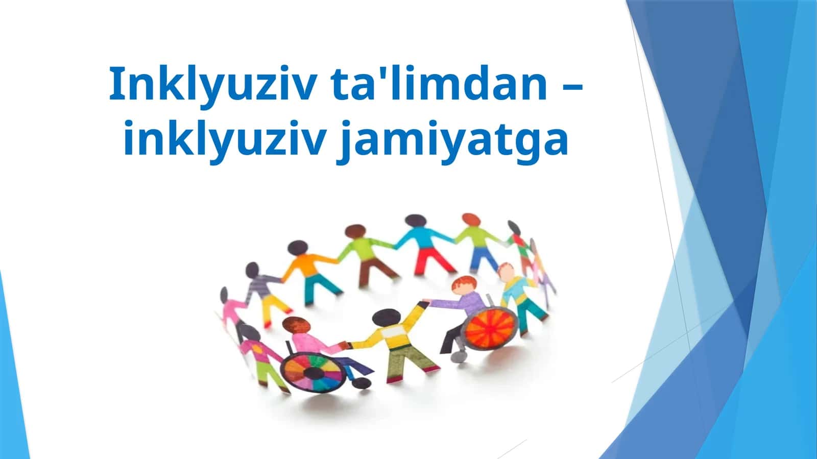 Inklyuziv ta'limdan – inklyuziv jamiyatga 1