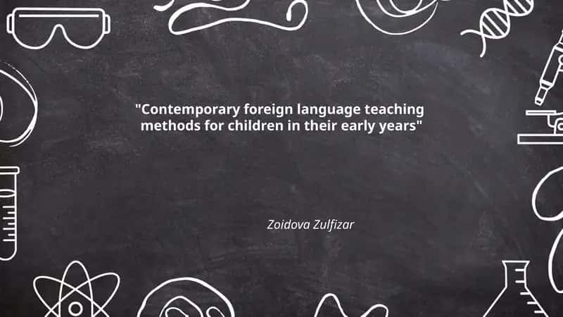Play-based Language Teaching for Early Years 1
