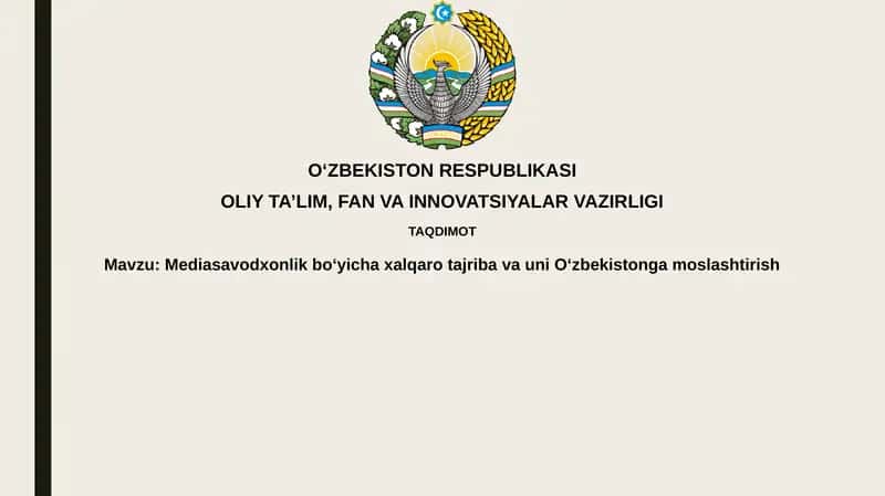 Xalqaro media savodxonligi tajribasi 1