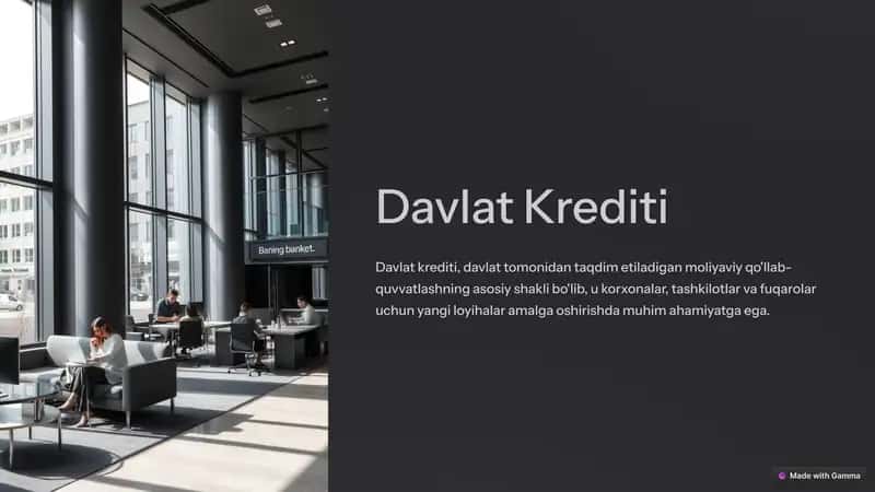 Davlat Krediti 1