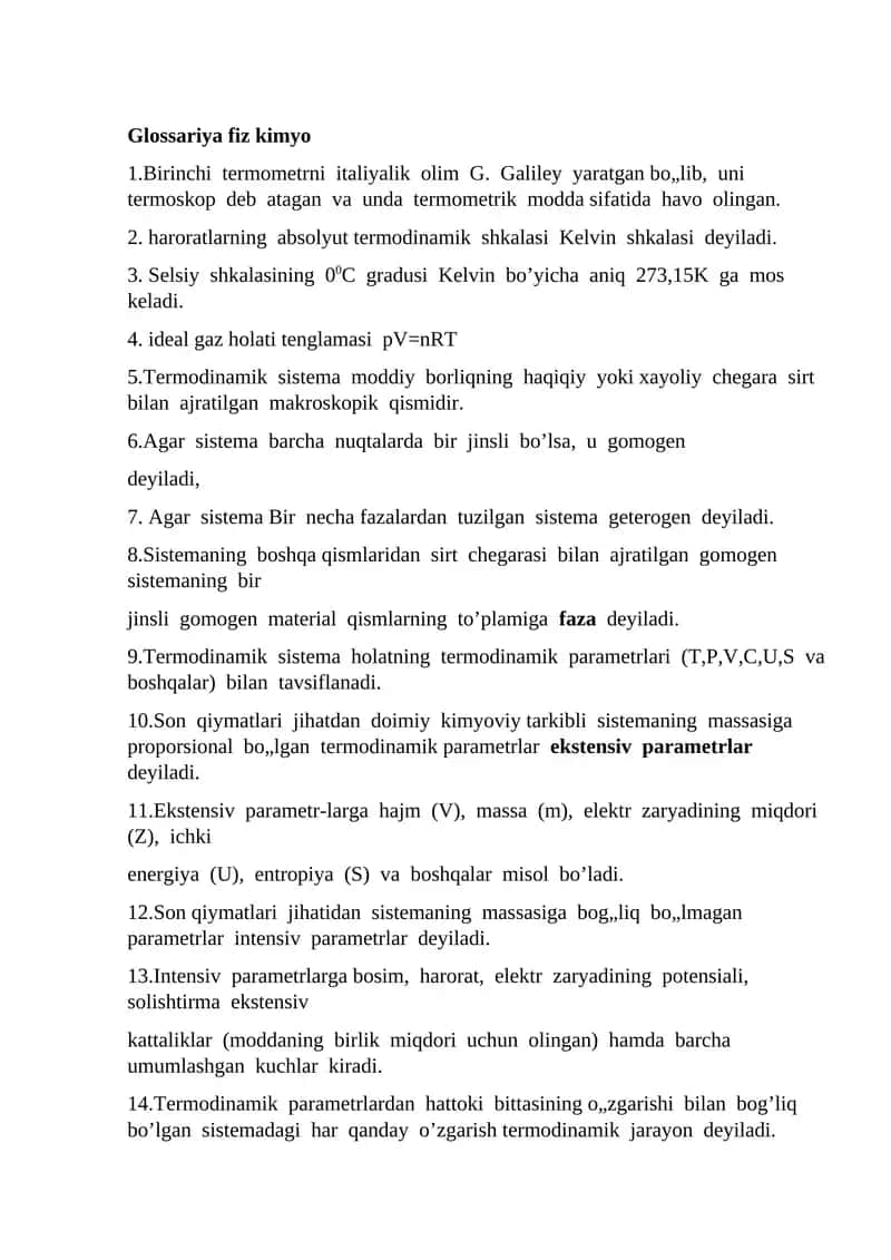 Glossariya fiz kimyo 1