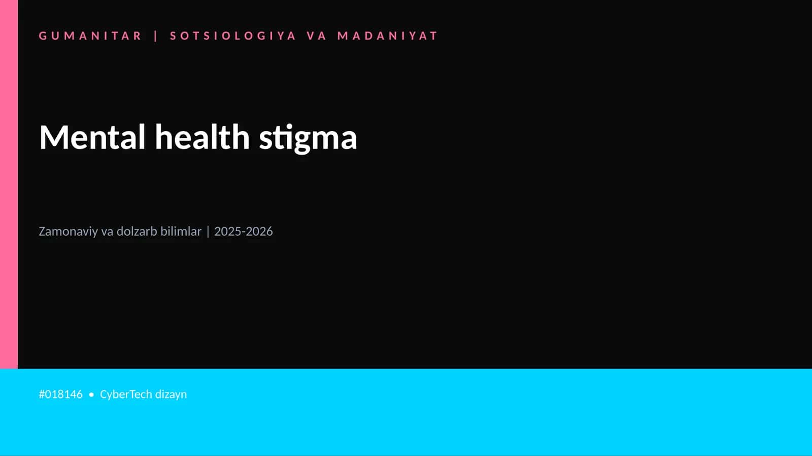 Mental health stigma 1
