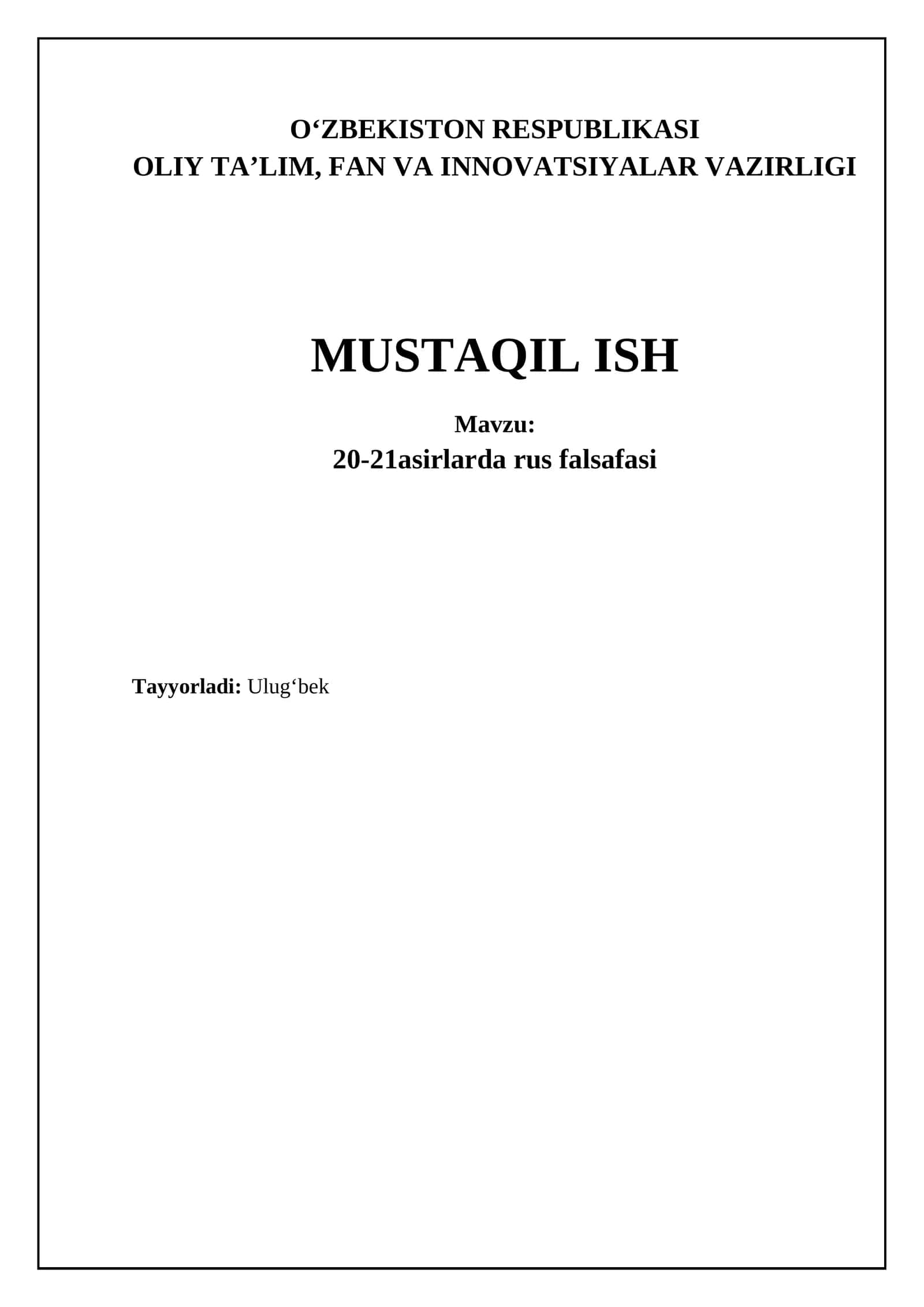 20-21asirlarda rus falsafasi 1