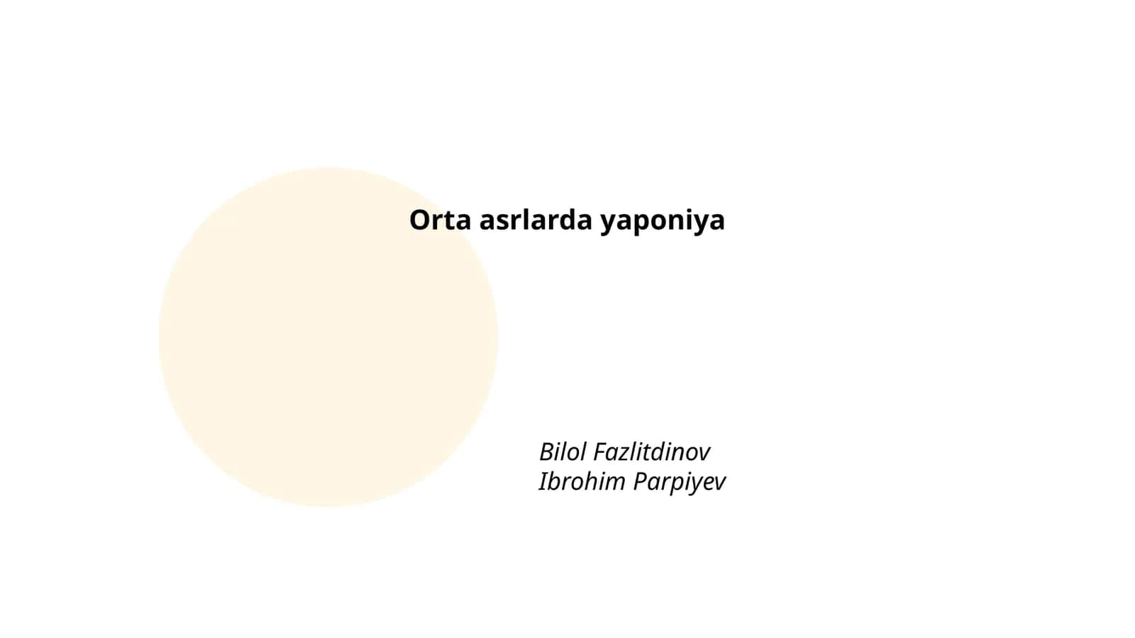Orta asrlarda yaponiya 1