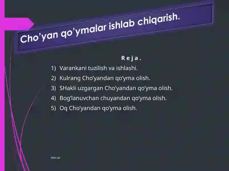 Cho’yan arzong