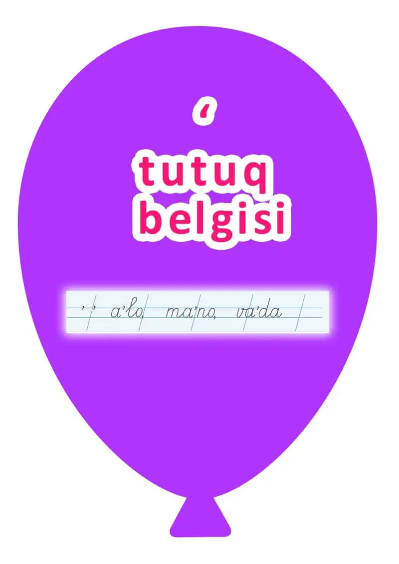 Sharlarda harflar rasmi. savodga orgatish uchun 1