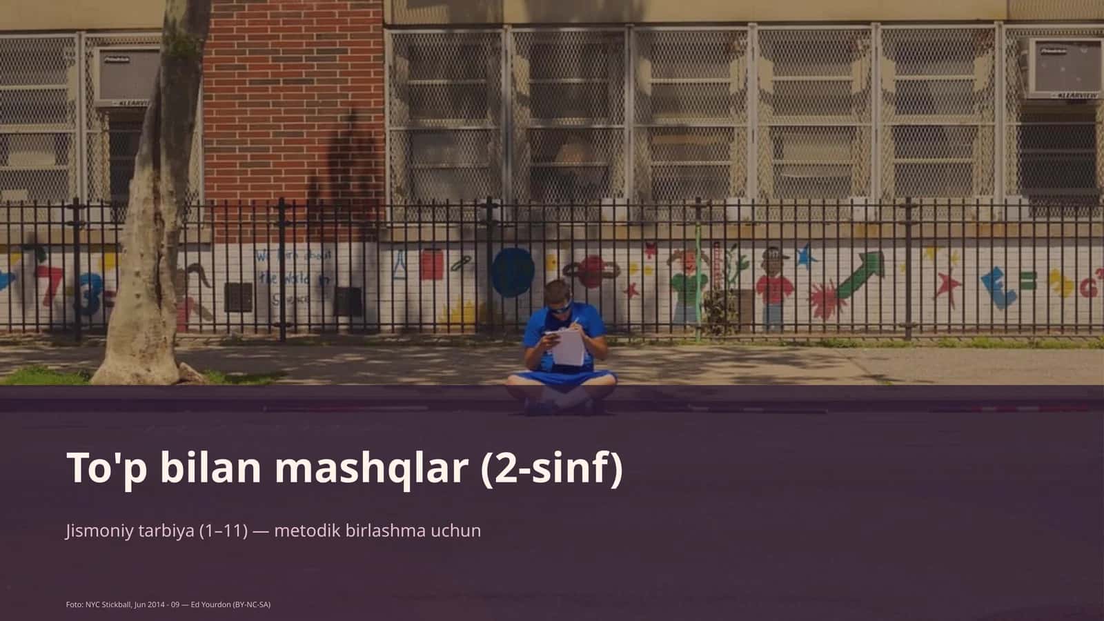 To'p bilan mashqlar (2-sinf) 1