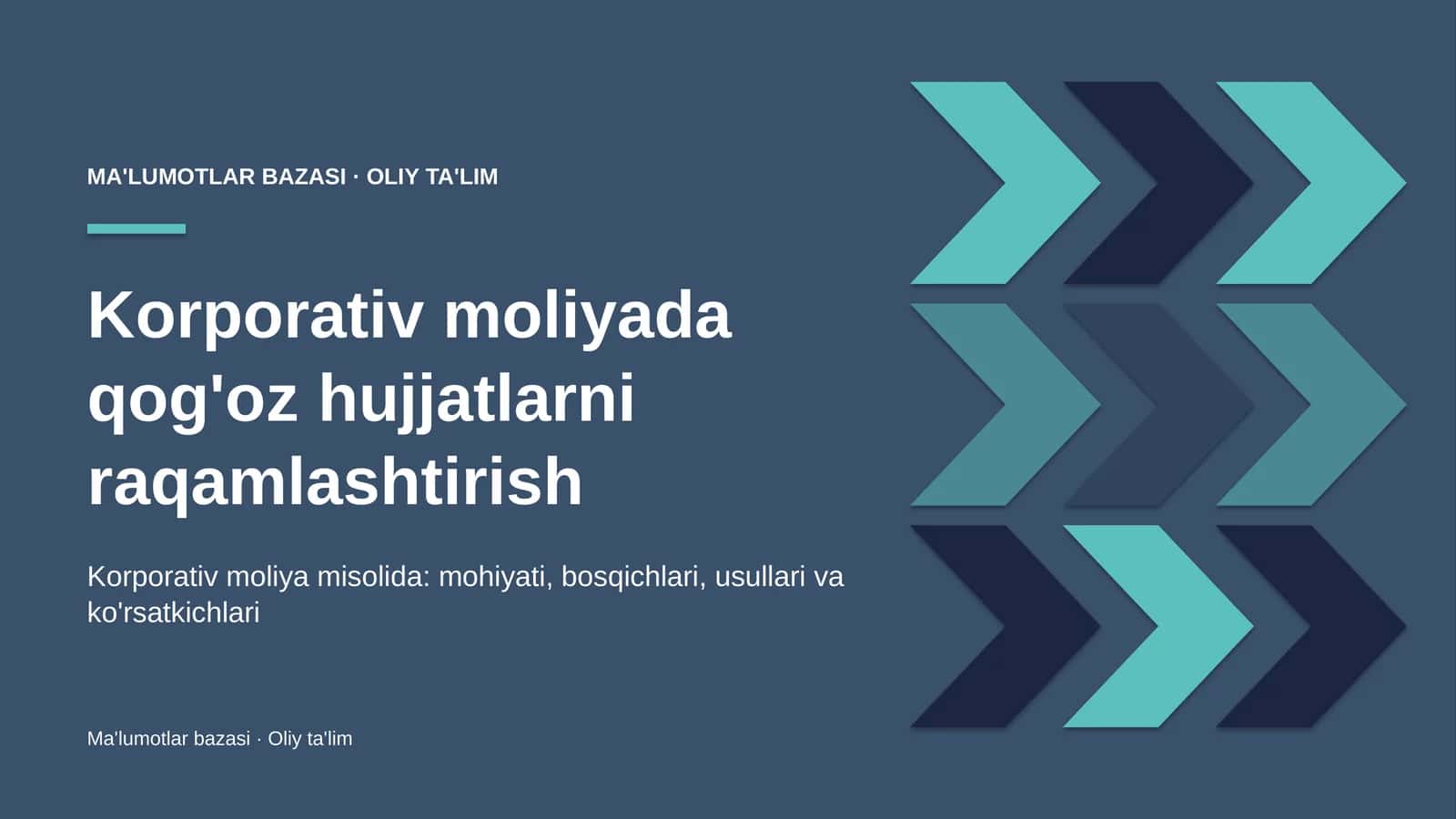 Korporativ moliyada qog'oz hujjatlarni raqamlashtirish 1