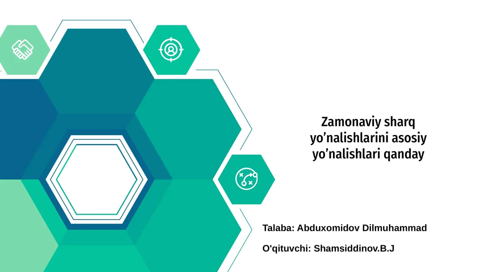 Zamonaviy Sharq Yo'nalishlari Nima? 1