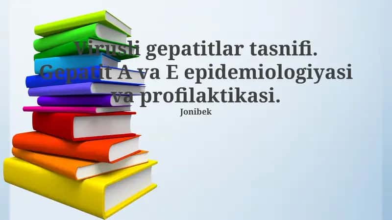 Virusli gepatitlar tasnifi 1