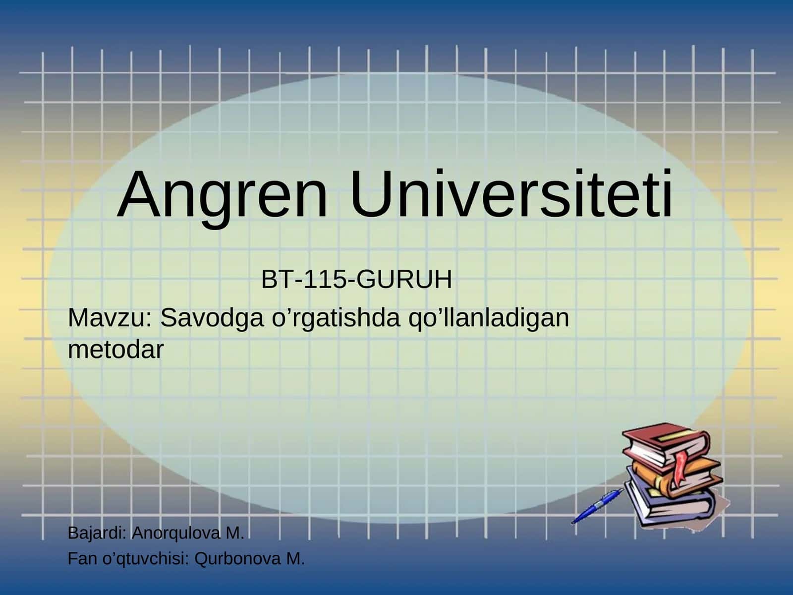 SAVОD O’RGATISH MЕTОDIKASI 1