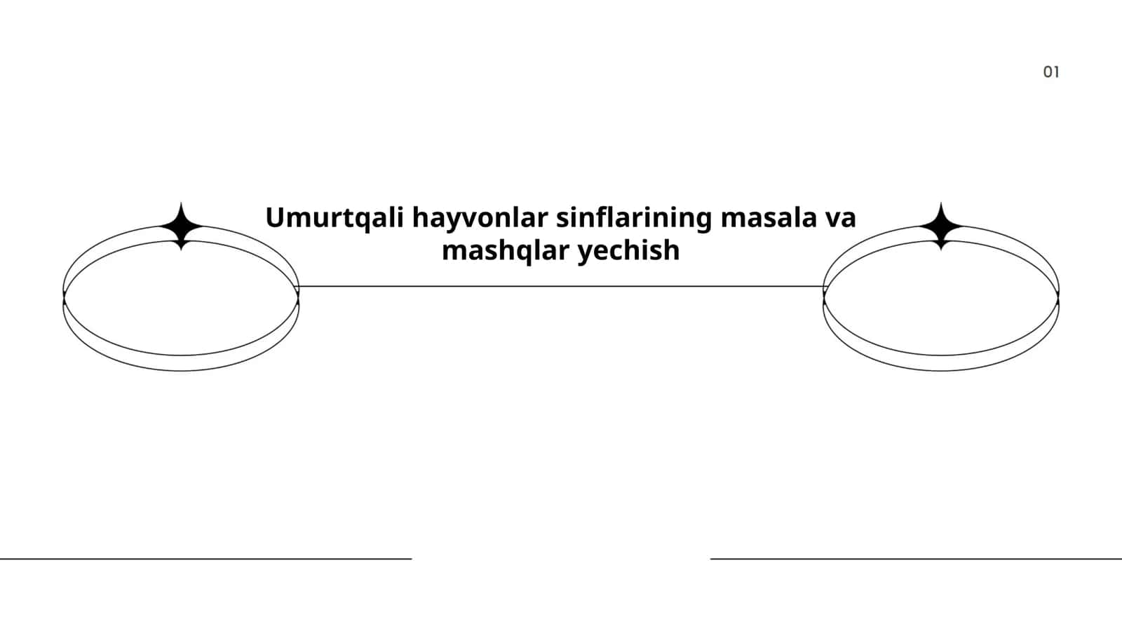 Umurtqali hayvonlar sinflarining masala va mashqlar yechish 1