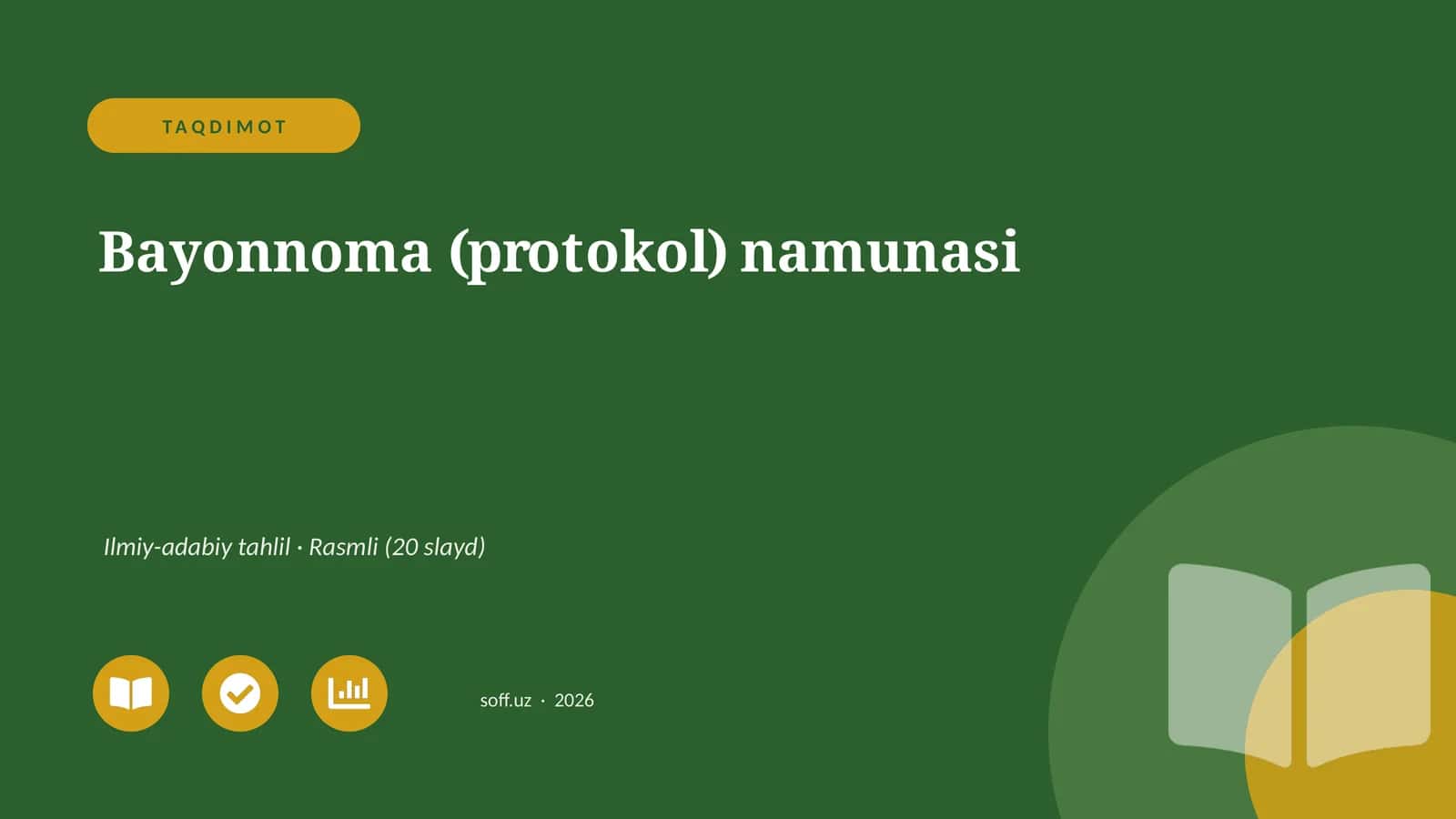 Bayonnoma (protokol) namunasi 1