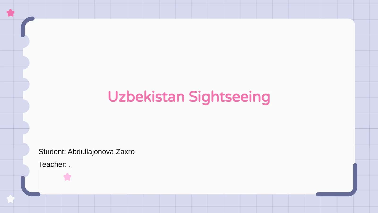 Uzbekistan Sightseeing 1