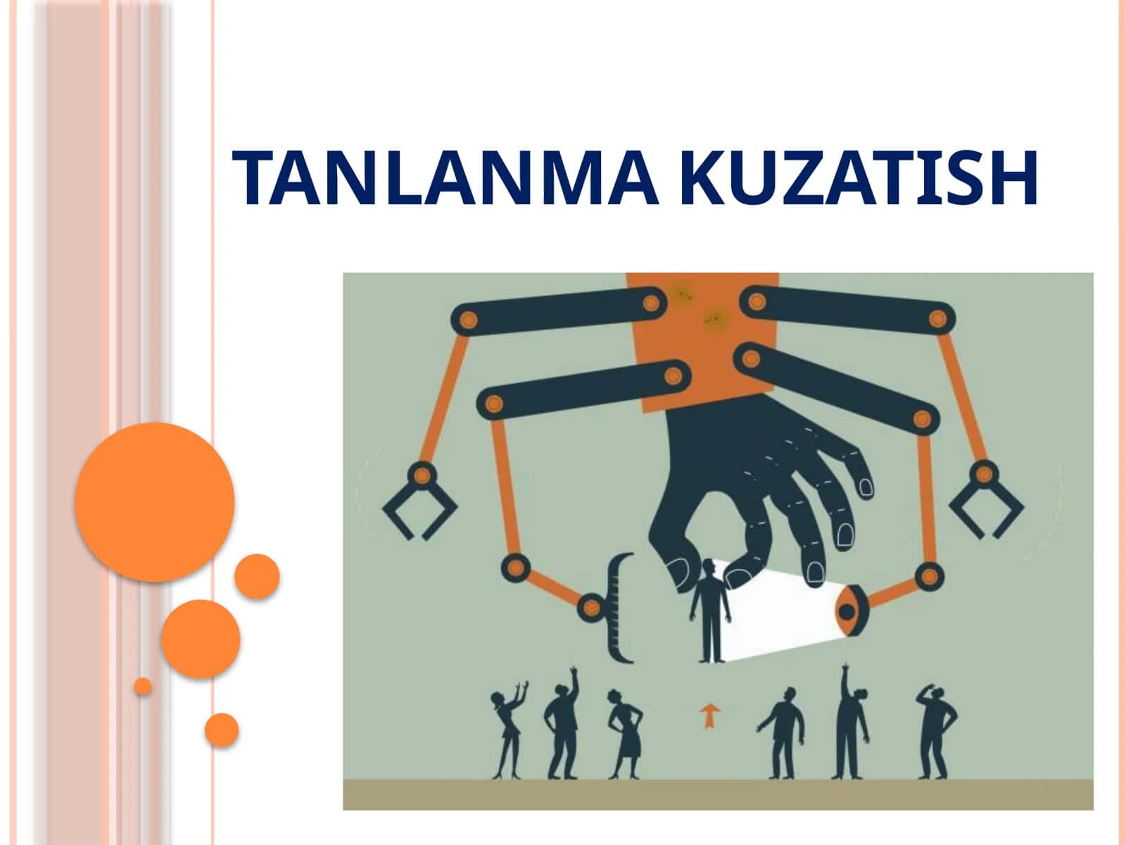 Tanlanma kuzatish 1