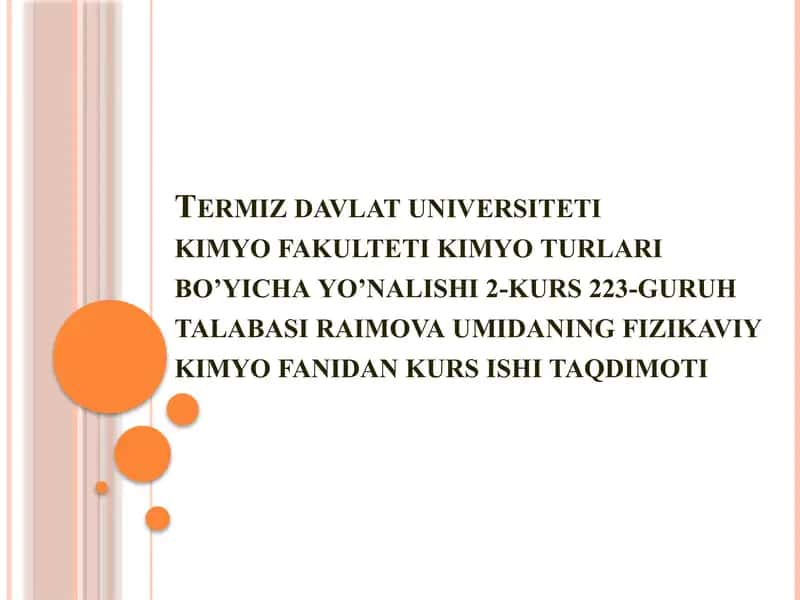Uch komponentli sistemalar uchun holat diagrammalari 1