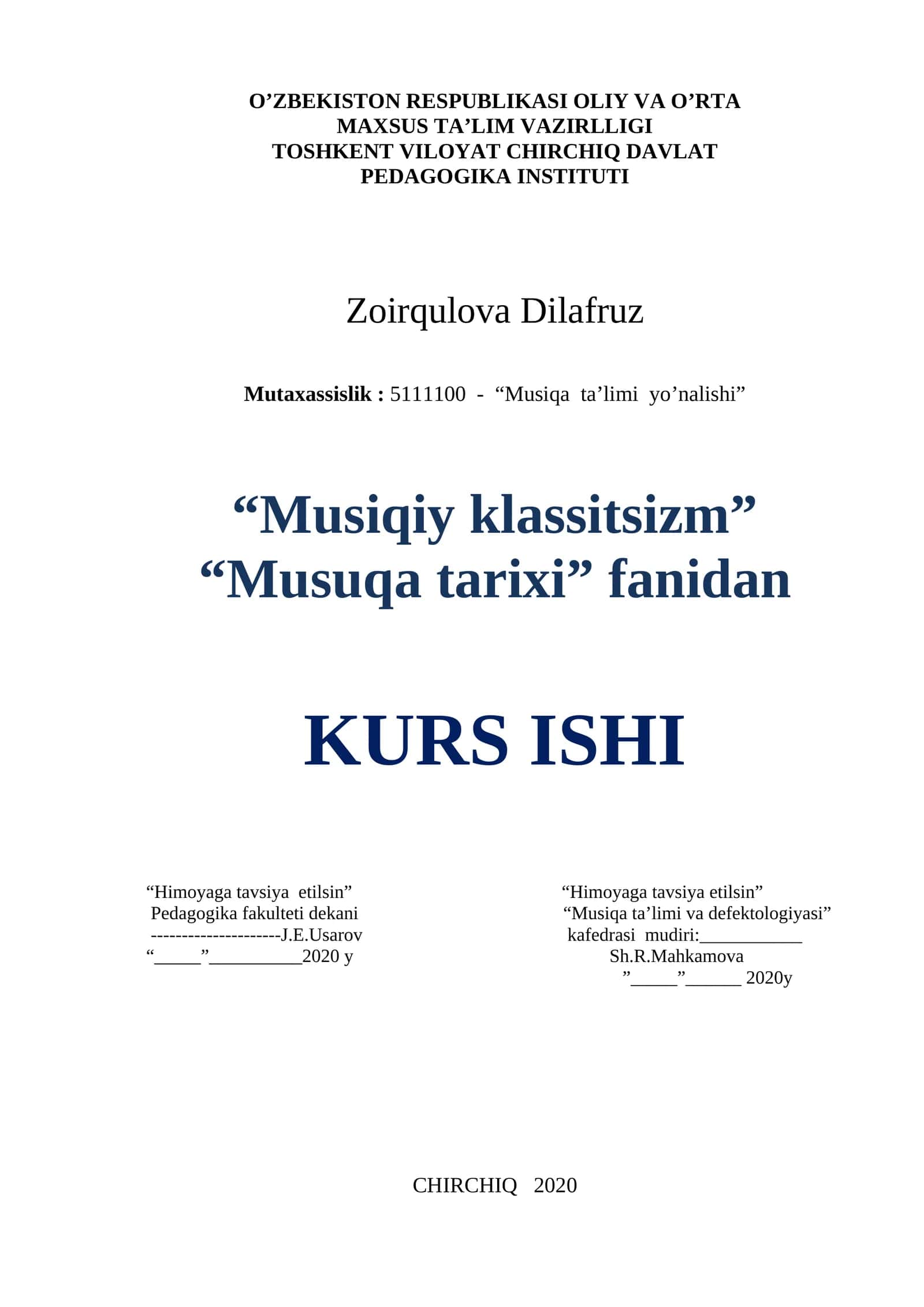 Musiqiy klassitsizm 1